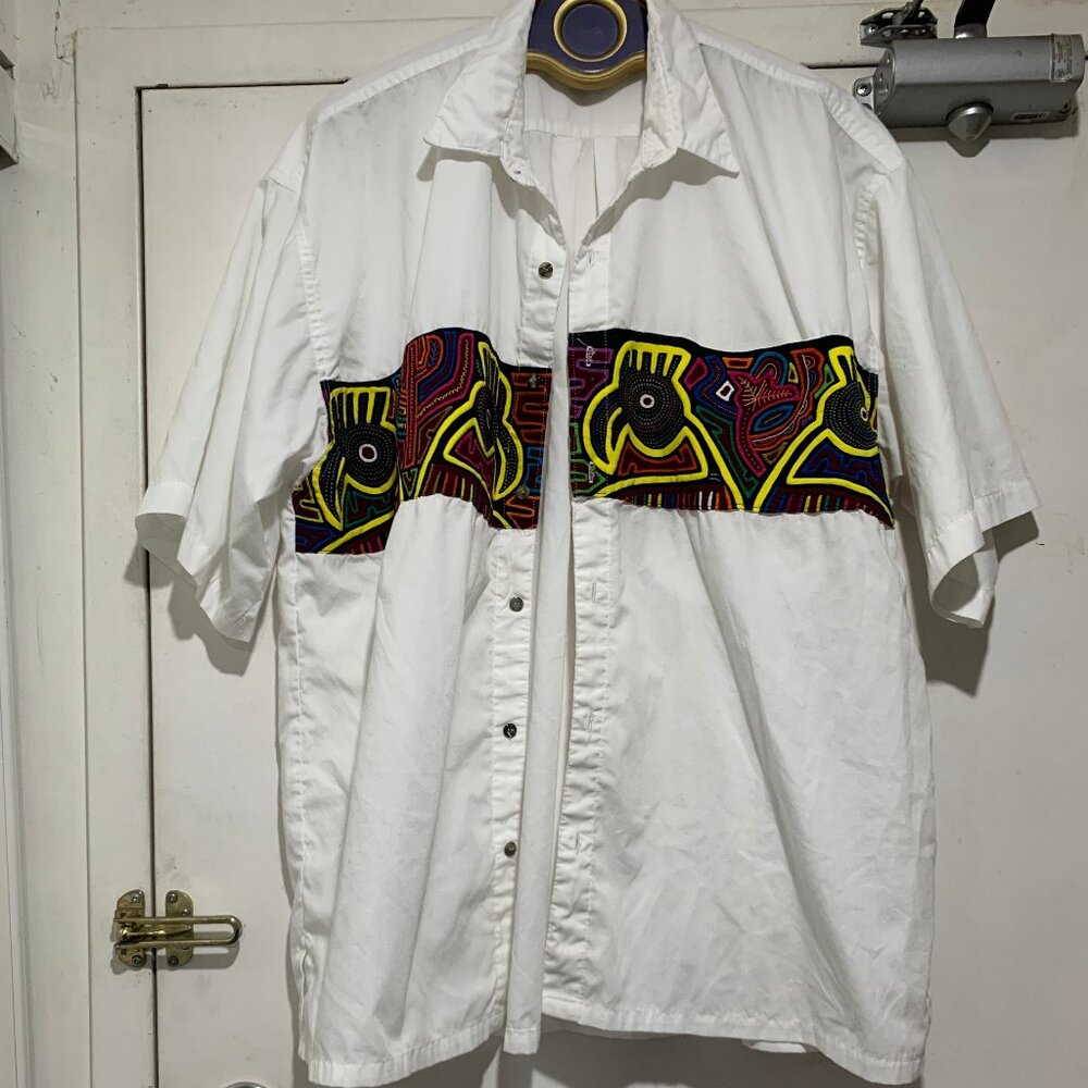 MY NAME IS PANAMA VINTAGE HAND-CRAFTED PRINT SHIRTS SIZE 2XL - Picture 2 of 11